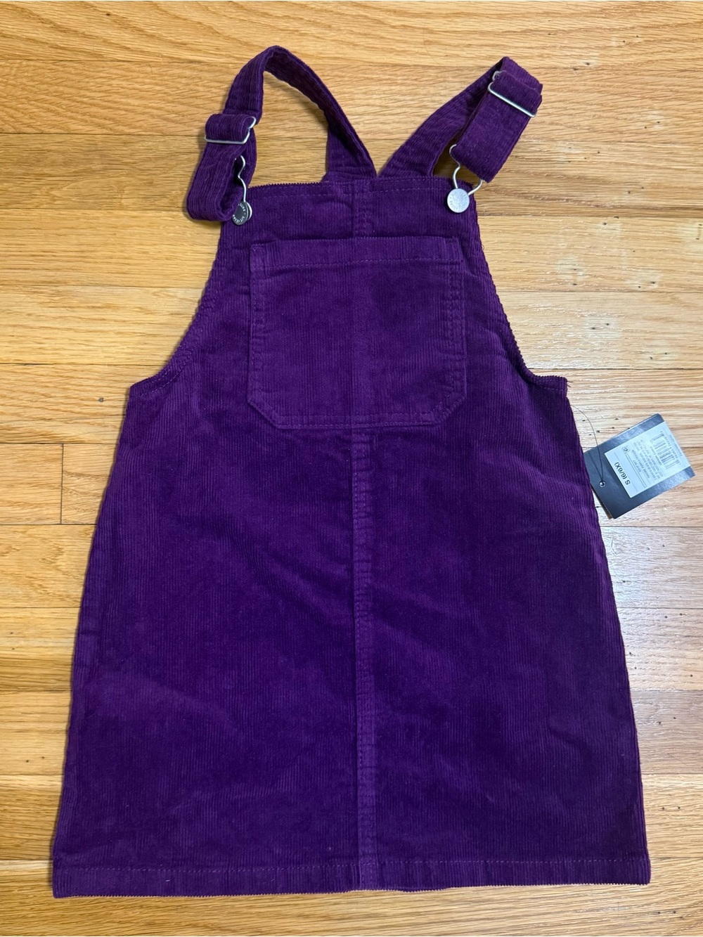 NWT Art Class Girls Purple Corduroy Pinafore Jumper Dress Size S (6/6X)